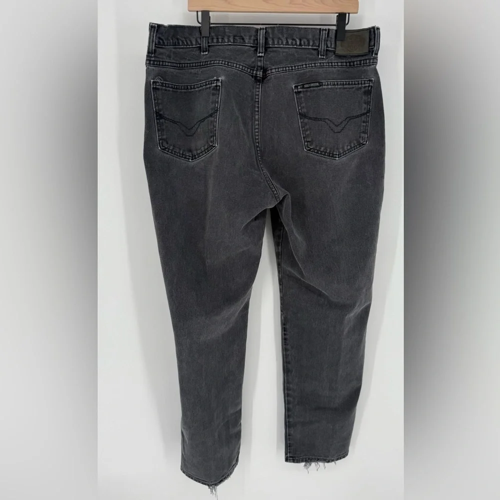 Harley-Davidson Men's faded black Jeans